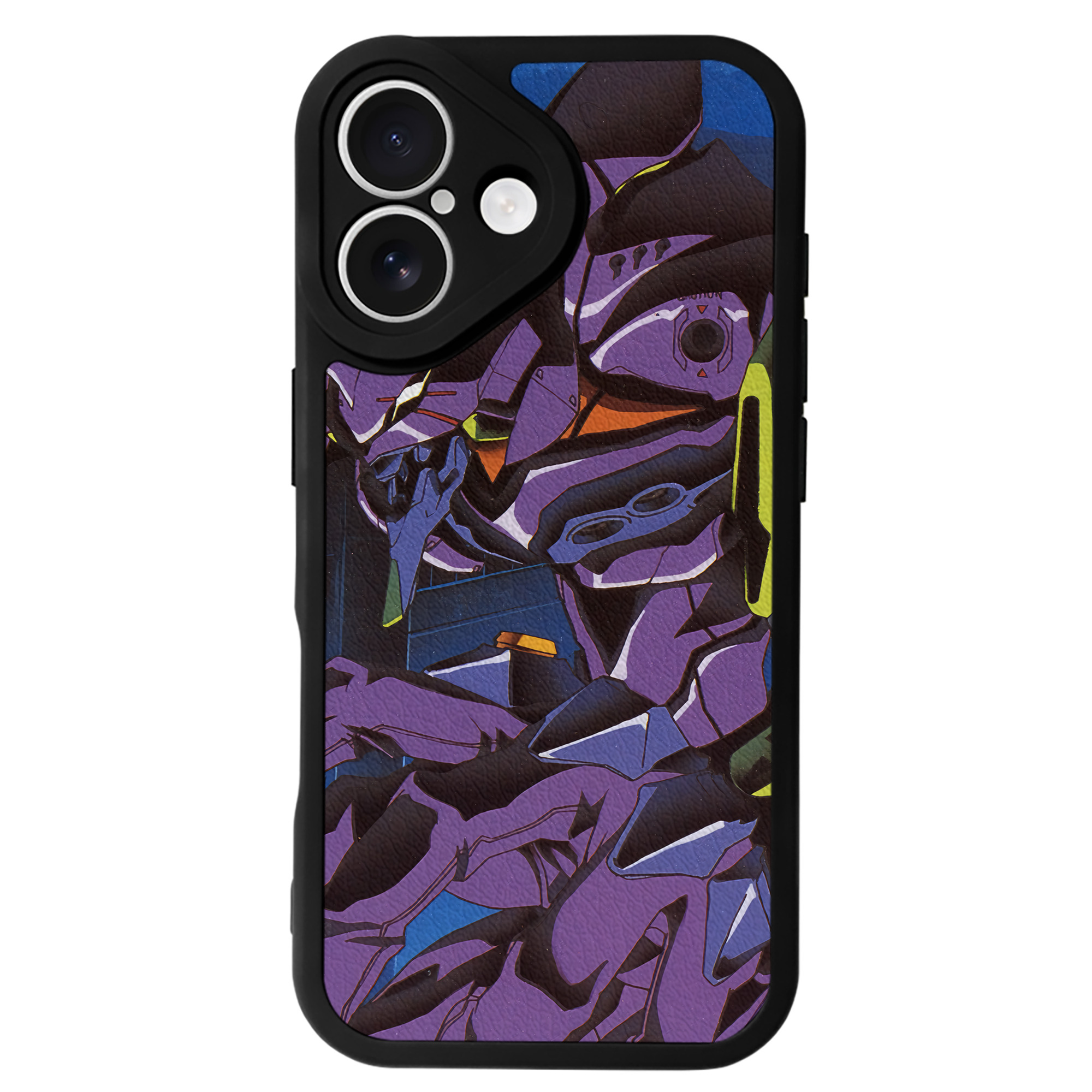 （画像用） EVA 新世紀エヴァンゲリオン 【iPhone 16シリーズ対応】シリコンスマホケース（レザー調） 材質：シリコン